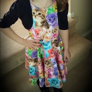 CUTE skater sleeveless cat dress!!!